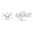 WAGO - 210-111 - Stahltragschiene