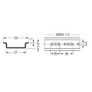 WAGO - 210-112 - Stahltragschiene