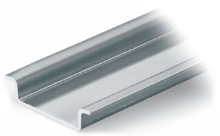 Stahltragschiene 35 x 7,5 mm 2 m EN 60715 silberfarben