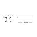 WAGO - 210-295 - Stahltragschiene