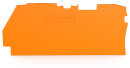 Abschluss- und Zwischenplatte 2104-1292 orange 1 mm PA66