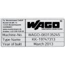 WAGO - 210-804 - Typenschilder