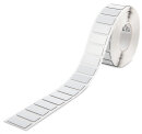 Tasterschild 210-842 27 x 12,5 mm silberfarben Polyester