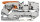 2-Leiter-Durchgangsklemme 2110-1201 Push-in CAGE CLAMP 10 mm² grau