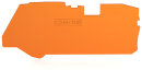 Abschluss- und Zwischenplatte 2110-1292 orange 1 mm