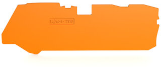 Abschluss- und Zwischenplatte 2110-1392 für 3-Leiter-Klemmen orange