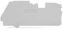 Abschluss- und Zwischenplatte 2116-1291 1 mm grau PA66