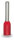 Aderendhülse 216-243 1 mm² AWG 18 mit Kunststoffkragen rot