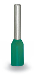 Aderendhülse 0,34 mm² AWG 22 helltürkis Kunststoffkragen