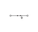 2-Leiter-Schutzleiterklemme 2200-1207 1 mm² Push-in...