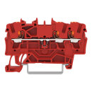 3-Leiter-Durchgangsklemme 2202-1303 2,5 mm² Push-in rot