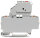 2-Leiter-Sicherungsklemme 2202-1611 2,5 mm² Push-in CAGE CLAMP grau
