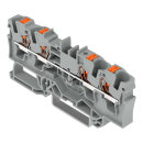 4-Leiter-Durchgangsklemme 2204-1401 Push-in CAGE CLAMP 4...