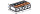 Verbindungsklemme 221-615 CAGE CLAMP Hebel 6 mm² transparent