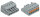 1-Leiter-Federleiste 2231-102 Push-in CAGE CLAMP 2,5 mm² 2-polig