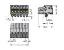 1-Leiter-Federleiste 2231-105/008-000 Push-in CAGE CLAMP...