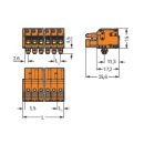 WAGO - 2231-304/008-000 - 1-Leiter-Federleiste