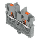 2-Leiter-Mini-Durchgangsklemme 2250-311 Push-in CAGE CLAMP 1 mm² grau