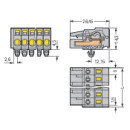 WAGO - 231-102/008-000 - 1-Leiter-Federleiste