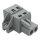 1-Leiter-Federleiste 231-102/031-000 CAGE CLAMP 2,5 mm² 2-polig grau