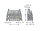 1-Leiter-Federleiste 231-104/037-000 CAGE CLAMP 2,5 mm² 4-polig grau