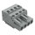 1-Leiter-Federleiste 231-104/102-000 CAGE CLAMP 2,5 mm² 4-polig grau