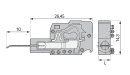 Prüfsteckermodul 231-128 mit Kontaktzunge CAGE CLAMP 2,5 mm² orange