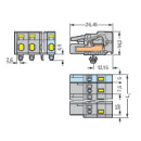 WAGO - 231-203/008-000 - 1-Leiter-Federleiste