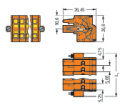 2-Leiter-Federleiste 231-2304/107-000 Push-in CAGE CLAMP...