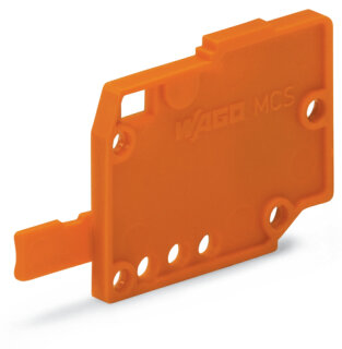Endplatte 231-300 1,5 mm orange für Reihenklemmen