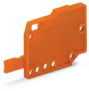 Endplatte 231-300 1,5 mm orange für Reihenklemmen