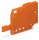 Endplatte 231-300 1,5 mm orange für Reihenklemmen