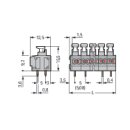 WAGO - 235-452/331-000 - 2-Leiter-Leiterplattenklemme