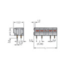 WAGO - 235-452/331-004 - 2-Leiter-Leiterplattenklemme