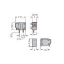 WAGO - 235-716 - Anreihbare 2-Leiter-Leiterplattenklemme