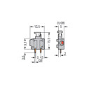 WAGO - 235-741/331-000 - Anreihbare Leiterplattenklemme