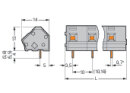 Leiterplattenklemme 236-304 CAGE CLAMP 4-polig 2,5...