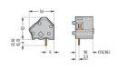 Anreihbare Leiterplattenklemme 236-736 2,5 mm² CAGE...