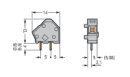 Anreihbare Leiterplattenklemme 236-740 CAGE CLAMP 2,5...