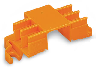 Befestigungsadapter 243-113 für 6 Steckplätze Serie 243 orange