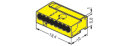 MICRO-Verbindungsdosenklemme 243-508 PUSH WIRE 8-fach...