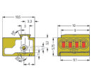 4-Leiter-Federleiste PUSH WIRE 243-742 0,5–1...