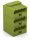 4-Leiter-Federleiste 243-746 PUSH WIRE 0,8 mm 6-polig blau