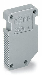 L-Blindmodul 249-143 anreihbar 5 mm grau