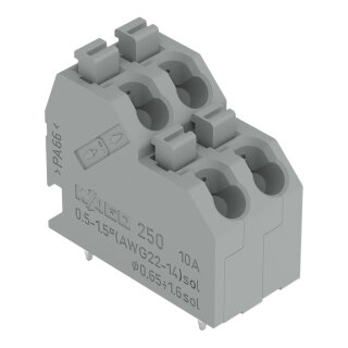 Doppelstock-Leiterplattenklemme 250-703 6-polig 1,5 mm² Push-in