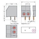 WAGO - 253-102/000-012 - 2-Leiter-Leiterplattenklemme