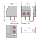 WAGO - 253-103/000-006 - 2-Leiter-Leiterplattenklemme