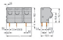 Leiterplattenklemme 254-555 PUSH WIRE 5-polig 2,5...