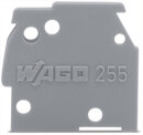 Abschlussplatte 255-300 anrastbar 1 mm lichtgrau