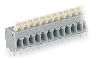Leiterplattenklemme 257-404 CAGE CLAMP 4-polig 2,5 mm² grau